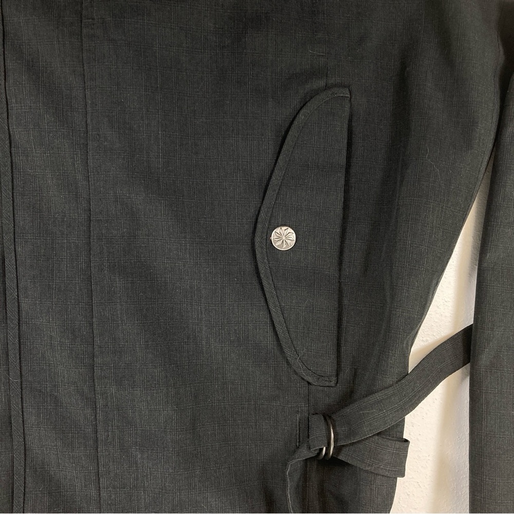 ATHLETA Midtown Rain Trench Coat Hooded | Dark Gray | Women’s Size M Waterproof - Picture 9 of 16